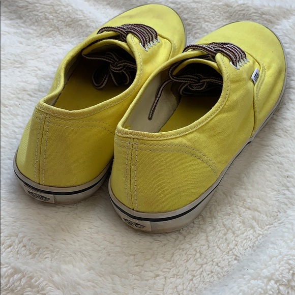 Vans Yellow Canvas Sneaker 8 - Picture 7 of 12
